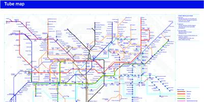 london underground tube map